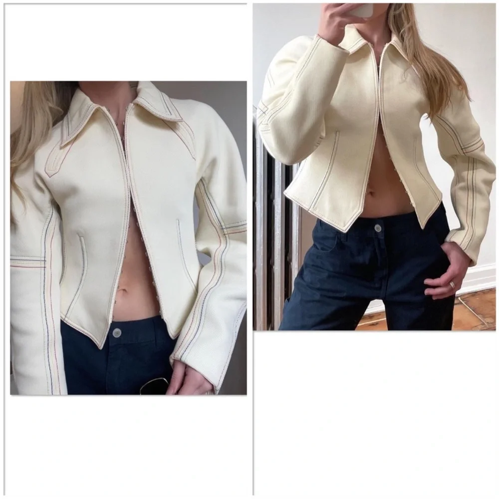 Like new TORY BURCH Cotton Twill Jacket - Neutrals $998 6